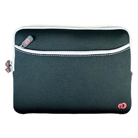 Fosmon® Premium Quality Netbook Mini Laptop Durable Neorpene Sleeve Case with Extra Pocket up to 10.2-inch Netbooks