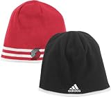 Portland Trail Blazers 2009-2010 Red Basic Logo Slouch Flex Fit Hat - S/M (7- 7 1/4)