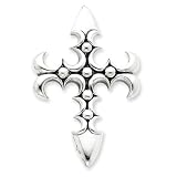 Sterling Silver Gothic Cross Pendant