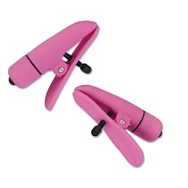 California Exotics Nipplettes Vibrating Nipple Clamps, Pink