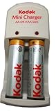 Kodak Mini Charger K630 + 2 "AA" Rechargeable Batteries