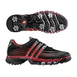 Adidas 2008 Men's Powerband Sport Golf Shoe - Black/Metallic Silver/Red - 737195