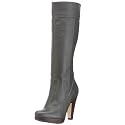 Buffalo 7068-404 Damen Plateau-Stiefel Glattleder