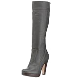 Buffalo 7068-404 Damen Plateau-Stiefel Glattleder