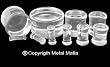 DOUBLE FLARE PYREX GLASS PLUG GPL5/8-5/8"(16MM)