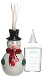 Pearlessence Holiday Reed Diffuser, Snowman, Cinnamon Clove
