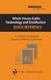 Bedrock Learning BL-qr-AUDIO Whole House Audio Technology and Distribution Quick Reference