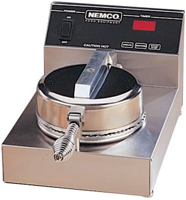 Cone Baker, single, 7'' fixed cast aluminum lock down grid, digital control board, s/s construction, non-skid neoprene feet, preheats in approximately 12 min., up to 60 cones per/hour, 240V, 3.7 amps