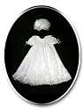 Honey Bee - Newborn/Infant Baby Girls Long Christening Gowns, White (Size 18Months)