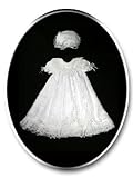 Honey Bee - Newborn/Infant Baby Girls Long Christening Gowns, White