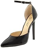IMAGE OF The Highest Heel Women's Sinful d'Orsey Pump,Black Patent,9 M US