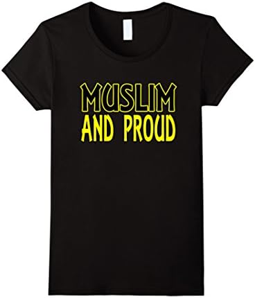 Women's Muslim Islam Islamic T Shirt Religion Faith Spiritual Tee Large Black
