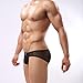 Dominik See-through Sheer Mesh Boxer Briefs, Mens, Black (4117)