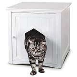 KITTY - Cat Litter Tidy / Cat Play House - White