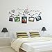 Black Love Birds Photo Frame Art Wall Stickers Decal Romantic Wedding Room Decor