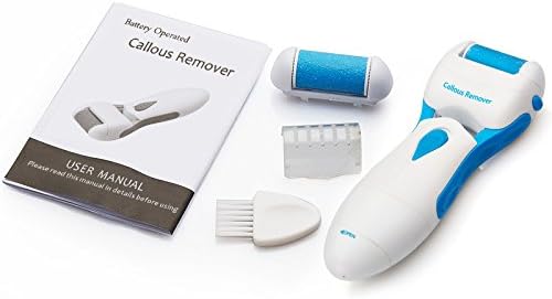 Electric Foot Callus Remover Feet Care Tool Dead Skin Exfoliating Removal Pedicure Kit (Red)