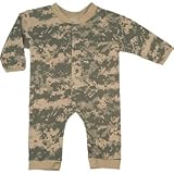 LONG SLEEVE / LEG ACU ARMY DIGITAL INFANT - BABY ONE-PIECE BODYSUIT