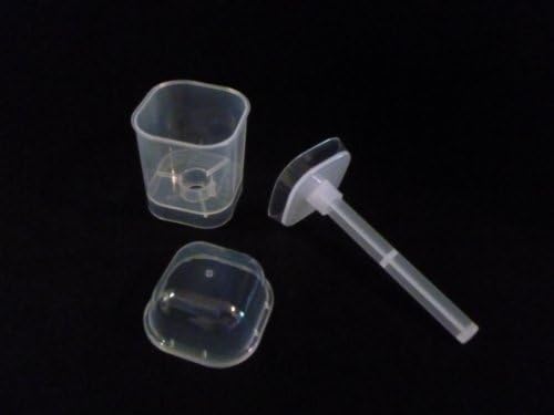 Square Mini Push Pop Container for Push Up Cakes 50 count