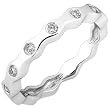 1/4ct Round Diamond Band&nbsp;in 14k White Gold (HI/I1)