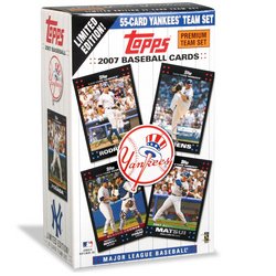 Topps MLB Baseball Cards 2007 New York Yankees Boxed Collector's Edition 55 Card Team Set