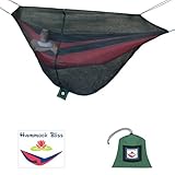 Hammock Bliss No-See-Um/ Mosquito Net Cocoon -The Ultimate Bug Free Sleeping Solution For Your Hammock