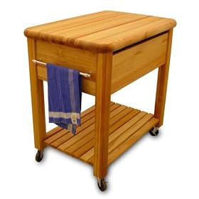 Catskill Craftsmen The Grand Work Center Kitchen Cart by Catskill Craftsmen