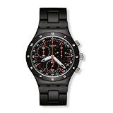 Swatch Black Coat Mens Watch YCB4019AG