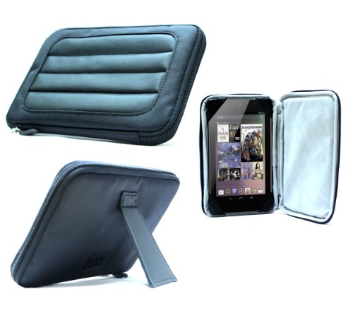 Navitech Black Hard Neoprene Protective Case Cover For The Kobo Arc 10 HD / Google Nexus 10 2012 / Sony Xperia Tablet Z / Lexibook Junior Tablet
