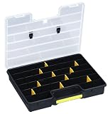 Sortimentskasten EuroPlus Basic gelb/schwarz, flexible Trennstege