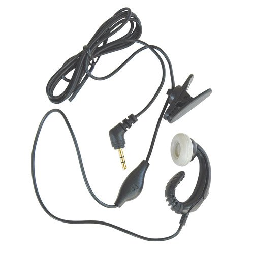 2.5mm Clip-On Hands-Free Earbud for Kyocera Blade / Wild Card / Phantom / Rave / Remix / Slider Sonic / V5 Slider / Xcursion - Includes TWO Bonus Personal Charm Straps!