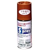 アサヒペン スプレー 100ml ツヤあり ライトブラウン