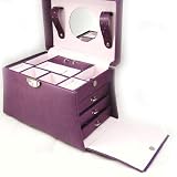 Coffret &agrave; Bijoux "Soho" Violet