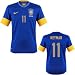 Brasilien Trikot Away 2012, offizielles Nike Lizenzprodukt, 100% Polyester. Nation: Brasilien 
Spieler: Neymar Nr. Hersteller: Nike Material: Dri-FIT 100% Polyester Das offizielle Brasil CBF 
M�nner Fu�ballausw�rtstrikot: Authentisches Profi-Design Mit seinen speziellen Materialien f�r viel 
Tragekomfort auf dem Feld und auf den R�ngen ist das offizielle 2012/13 Brasil CBF M�nner 
Fu�ballausw�rtstrikot ein stolzer Tribut an eine gro�e fu�ballerische Tradition. Das durchgehend 
bel�ftete und in Kontrastfarben gehaltene Trikot demonstriert deine uneingeschr�nkte Loyalit�t f�r 
den kleinen Kanarienvogel. - Dri-FIT-Material leitet Feuchtigkeit nach au�en ab und sorgt f�r 
trockenen Tragekomfort - ATOM-Dri-Material f�r federleichte Feuchtigkeitsregulierung, 
Strapazierf�higkeit und ein angenehm weiches Tragegef�hl - Gerippter V-Ausschnitt mit Innenstreifen 
f�r eine bequeme Passform - Durchgehendes Mesh-Material f�r maximale Atmungsaktivit�t - 
Teamabzeichen auf der linken Brust - Kontrastleiste an Nacken und B�ndchen - Material: Dri-FIT 100 % 
recycelter Polyester - Waschmaschinenfest Das Trikot wird f�r Sie angefertigt und ist daher vom 
Umtausch ausgeschlossen!!! (Siehe hierzu unsere AGBs!!!)