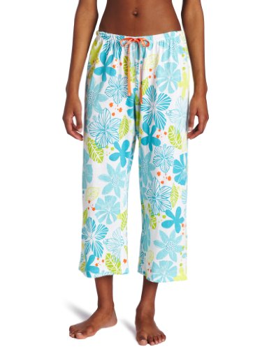 HUE Women's Painters Flower Capri Pant
