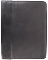 Piel Leather Zippered Padfolio