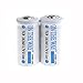 ON THE WAY®4 Pcs 16340 1000mAh 3.7V CR123A Protected Rechargeable Batteries