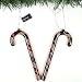 CHICAGO BEARS CANDY CANE CHRISTMAS ORNAMENTS SET (6)
