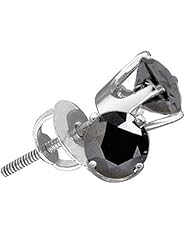 10KT White Gold 2.0 CTW Diamond Round Studs