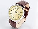 Steinhausen Men's Dunn Horitzon Thin Swiss Quartz Silver Watch #TW493S