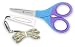 Westcott Blooms 5-Inch Titanium Detail Scissor with Lanyard and Cover, Blue/Purple (14195)