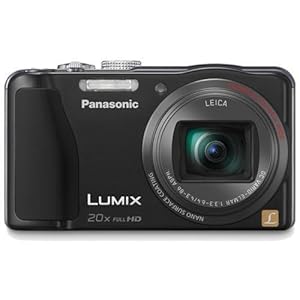 Panasonic Lumix ZS20 14.1 MP High Sensitivity MOS Digital Camera with 20x Optical Zoom (Black)