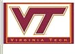 Virginia Tech Hokies CAR FLAG w/Wall Brackett Set of 2 - NCAA
