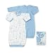 Gerber Brand 2 Pack Boy's Placket Front Gown