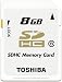 TOSHIBA SDHC���ꥫ���� 8GB Class6 SD-C08GT6