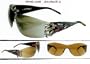 ED HARDY VINTAGE TATTOO SUNGLASSES EHS 005 SNAKE 2 TORTOISE FRAME SOLID BROWN LENSES