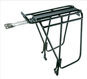 Topeak Super Tourist Tubular Bicycle Trunk Rack DX with Side Bar for Disc Brake Bikes