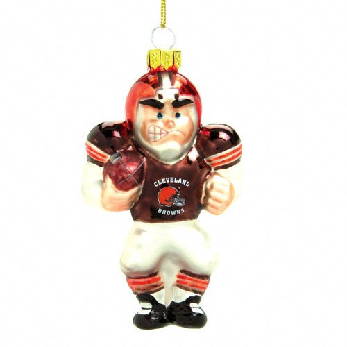 Cleveland Browns NFL Glass Player Ornament (5