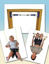 Big Sale Best Cheap Deals Indoor Play Kit (3 piece) includes Rainy Day Support Bar, Indoor Trapeze Bar, and Indoor Strap Swing