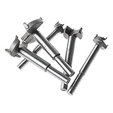 5Pcs 木工ボーリングヒンジ　フォレスターキャビネットウッド ドリルビット穴ソー　ホールソーカッター