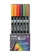Tombow Dual Brush Pen Set, Earth Colors, 6 Piece Set (56144)